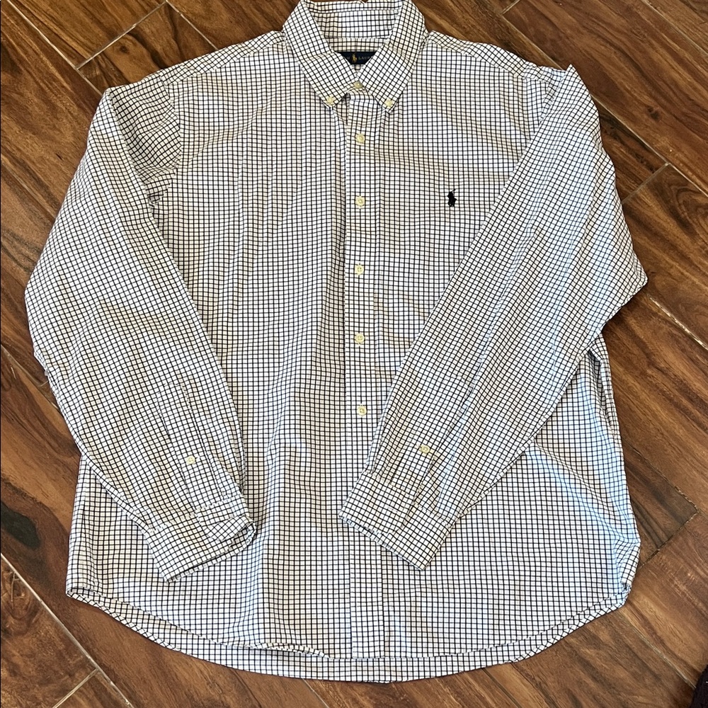 Men’s Long Sleeve Ralph Lauren Button Up